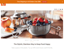 Tablet Screenshot of happytiffin.com